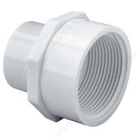 1/2" x 3/4" Schedule 40 PVC Female Adaptor Socket x FPT, 435-074