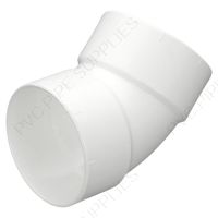 20" Spears Schedule 40 PVC 45 Degree Elbow, 3717-200