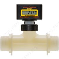 1" MPT Paddlewheel Flow Meter with Molded In-Line Body (20-200 LPM), RB-100MI-LPM1