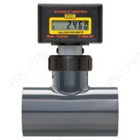 3" Paddlewheel Flow Meter with Solvent Weld PVC Tee Body (60-600 GPM), RT-300AT-GPM1