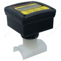 4" Schedule 80 Pipe Paddlewheel Flow Meter with Saddle Mount Body (100-1000 GPM), PCS140A8GM1
