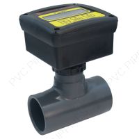 1" Paddlewheel Flow Meter with Solvent Weld PVC Tee Body (6-60 GPM), RTS110ATGM1