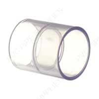 3" Clear PVC Coupling Socket, 429-030L