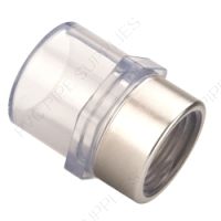 1 1/4" Clear PVC Female Adaptor Socket x FPT, 435-012SRL