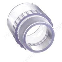 1 1/2" Clear PVC Male Adaptor MPT x Socket, 436-015L