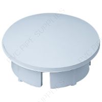 1" White Dome Cap Furniture Grade PVC Fitting