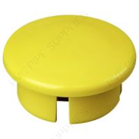 1 1/4" Yellow Dome Cap Furniture Grade PVC Fitting