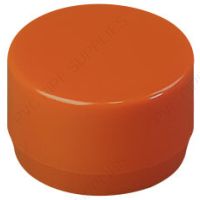2" Orange End Cap Furniture Grade PVC Fitting