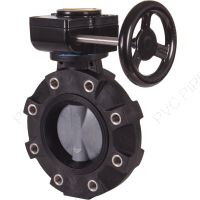 2" Hayward BYV Series CPVC Butterfly Lugged Valve Gear, EPDM