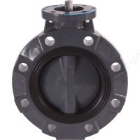 2" Hayward Actuator Ready BYV Series GFPP Butterfly Valve, EPDM
