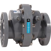 6" Hayward SW Series CPVC Swing-Check Valve, FPM O-rings