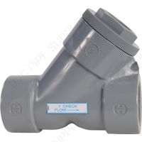 1/2" Hayward YC Series CPVC Y-Check Valve w/Flanged ends, FPM O-rings