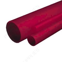 4" x 10' Schedule 80 Red PVDF Pipe