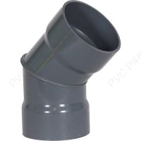 7" PVC Duct 45 Degree Elbow, 1034-45-07