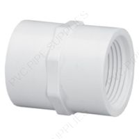 1" Schedule 40 PVC Coupling Threaded, 430-010