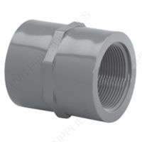 1/2" Schedule 80 PVC Coupling Threaded, 830-005