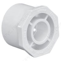 1" x 1/2" Schedule 40 PVC Reducer Bushing Spigot x Socket, 437-130