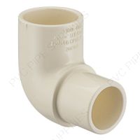3/4" CPVC CTS 90 Degree Street Elbow Spigot x Socket