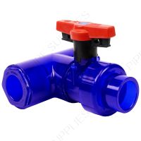 1" PVC Low Extractable True Union Ball Valve Socket, EPDM O-Ring