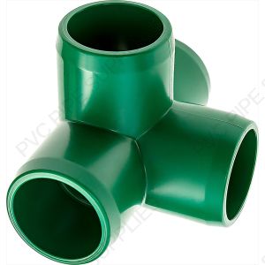 1" Green 4-Way Furniture Grade PVC Fitting