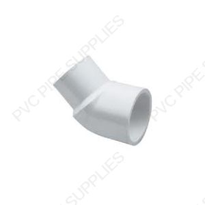 3"  PVC Schedule 40 Street 45 Elbow Spigot x Socket, 427-030