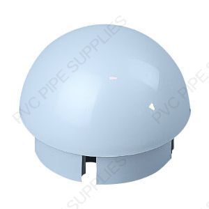 1 1/4" Gray Ball Cap Furniture Grade PVC Fitting
