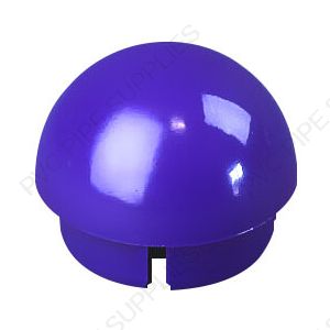1 1/4" Purple Ball Cap Furniture Grade PVC Fitting