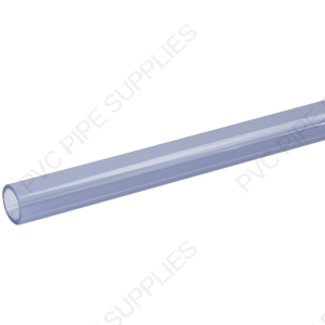 1/2" x 5' Schedule 40 Clear PVC Pipe