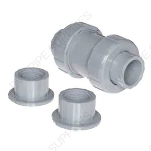 1/2" CPVC Ball Check Valve Gray Socket / Threaded - 27386