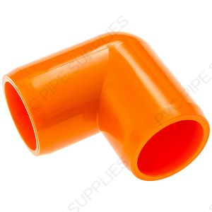 1" Orange Elbow Furniture Grade PVC Fitting 1" Orange Elbow Furniture Grade PVC Fitting