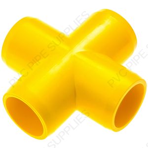 1" Yellow Cross Furniture Grade PVC Fitting