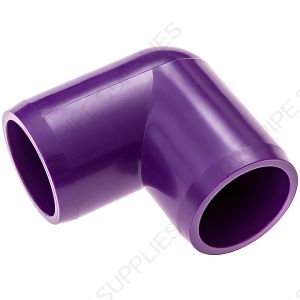 1 1/4" Purple Elbow Furniture Grade PVC Fitting