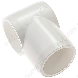 1 1/4" White T-L Slip Tee Furniture Grade PVC Fitting