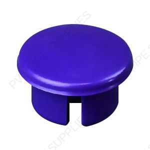 1 1/4" Purple Dome Cap Furniture Grade PVC Fitting