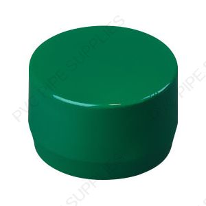 2" Green End Cap Furniture Grade PVC Fitting 2" Green End Cap Furniture Grade PVC Fitting