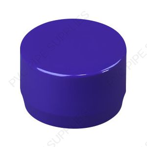 2" Purple End Cap Furniture Grade PVC Fitting