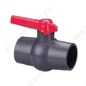 3" PVC Compact Ball Valve Gray Threaded, 1030GT