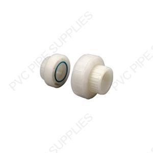 1" Natural Kynar PVDF Union, 4897-010 1" Natural Kynar PVDF Union, 4897-010