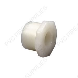 1" x 1/2" Natural Kynar PVDF Bushing, 4837-130 1" x 1/2" Natural Kynar PVDF Bushing, 4837-130