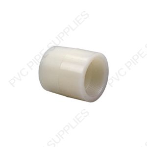 2" Natural Kynar PVDF Coupling, 4830-020 2" Natural Kynar PVDF Coupling, 4830-020