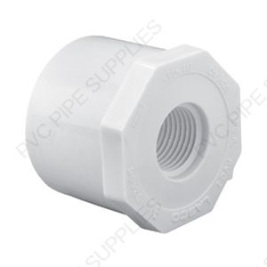 3" x 2 1/2" Schedule 40 PVC Reducer Bushing Spigot x FPT, 438-339 3" x 2 1/2" Schedule 40 PVC Reducer Bushing Spigot x FPT, 438-339