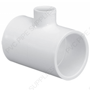 2 1/2" x 2" Schedule 40 PVC Tee Socket, 401-292 2 1/2" x 2" Schedule 40 PVC Tee Socket, 401-292