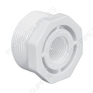 2" x 3/4" PVC Schedule 40 Reducer Bushing MPT x FPT, 439-248 2" x 3/4" PVC Schedule 40 Reducer Bushing MPT x FPT, 439-248