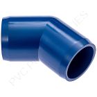 1 1/4" Blue 45 Elbow Furniture Grade PVC Fitting