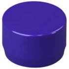 1 1/4" Purple End Cap Furniture Grade PVC Fitting