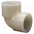 1" Natural Kynar PVDF 90 Elbow, 4806-010
